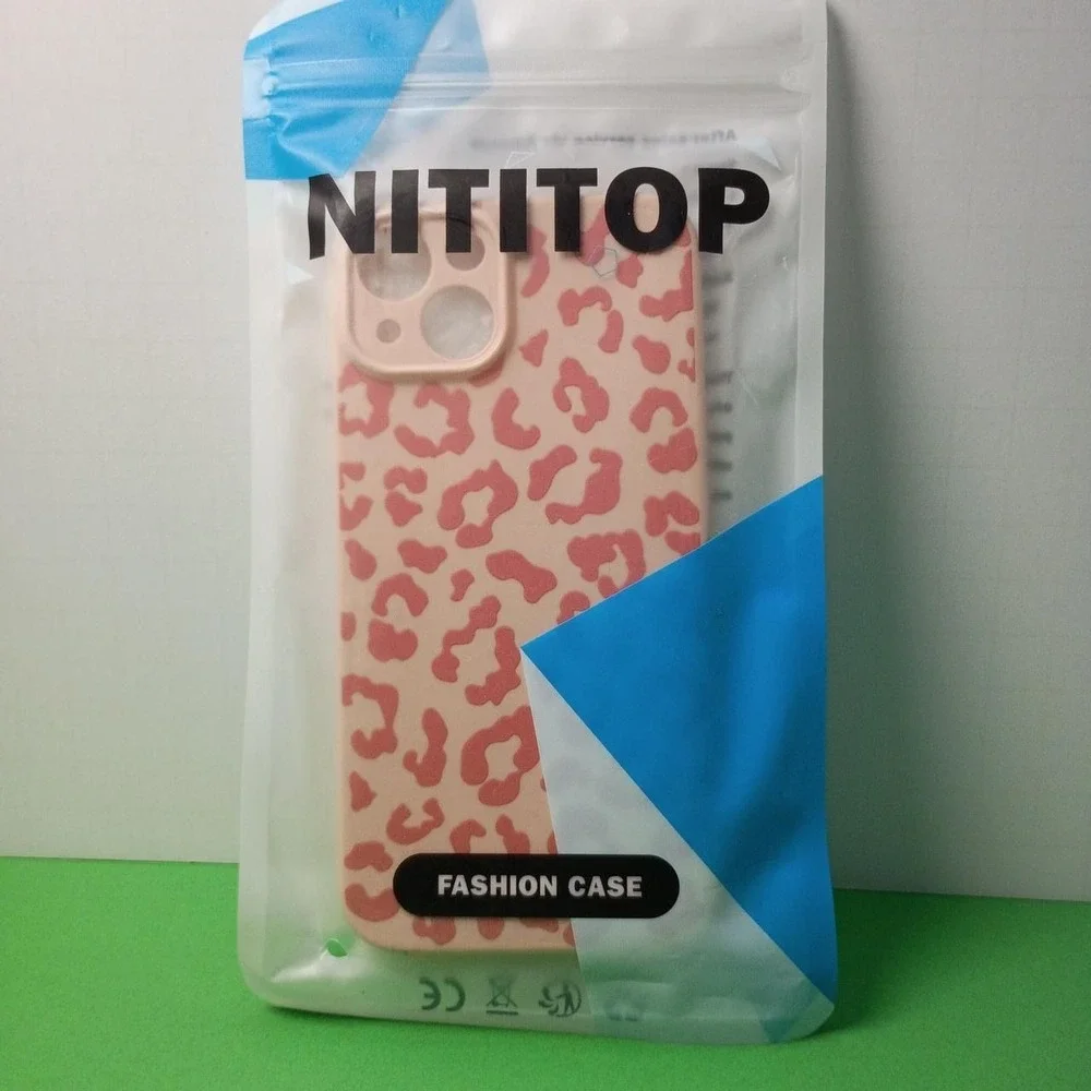 iPhone 13 Case Cute Leopard - Pink